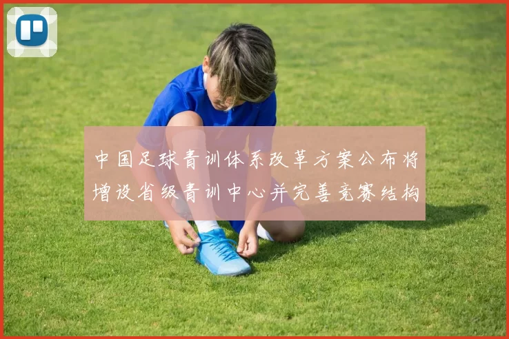 中国足球青训体系改革方案公布将增设省级青训中心并完善竞赛结构