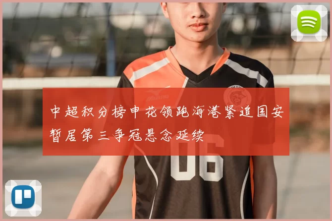 中超积分榜申花领跑海港紧追国安暂居第三争冠悬念延续