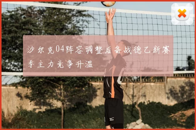 沙尔克04阵容调整后备战德乙新赛季主力竞争升温